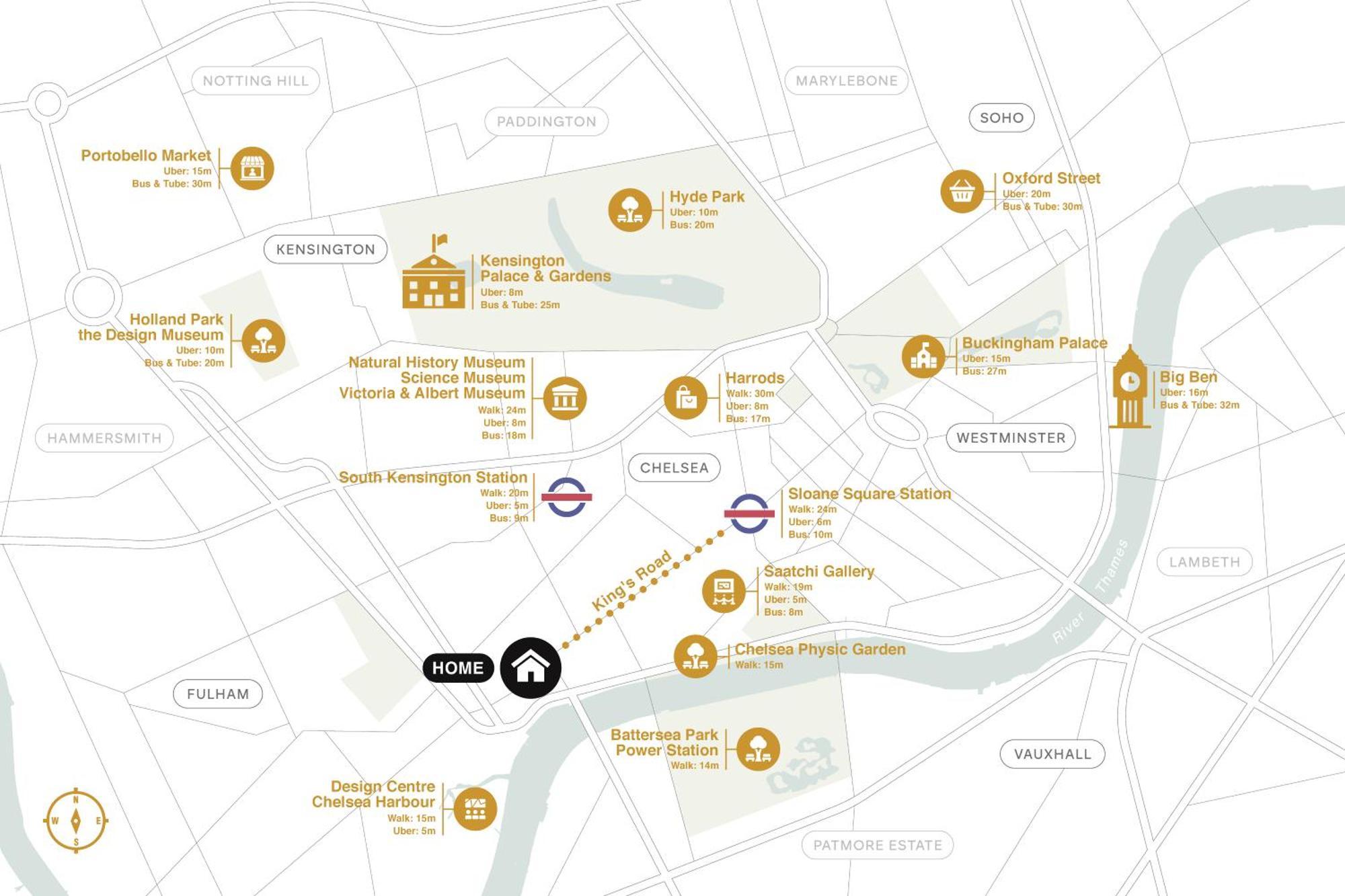 Kings Road Stylish Apartment In Chelsea Лондон Екстериор снимка